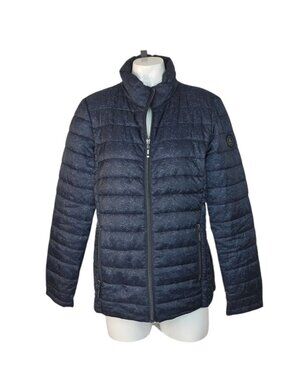 OCK Lightweight Puffer Jacket, Zip Up, Blue, Fall, Size Women's Medium